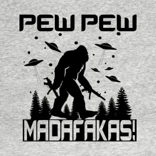 Pew Pew Bigfoot T-Shirt